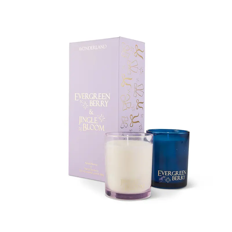 Two 198G Wonderland Candles – Artisan Soy Blend 1