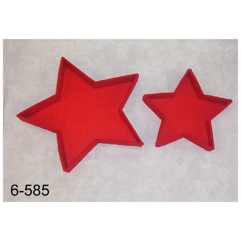 Two-Piece Star-Shaped Storage Box Set – 5X26 Cm And 6X40 Cm 1