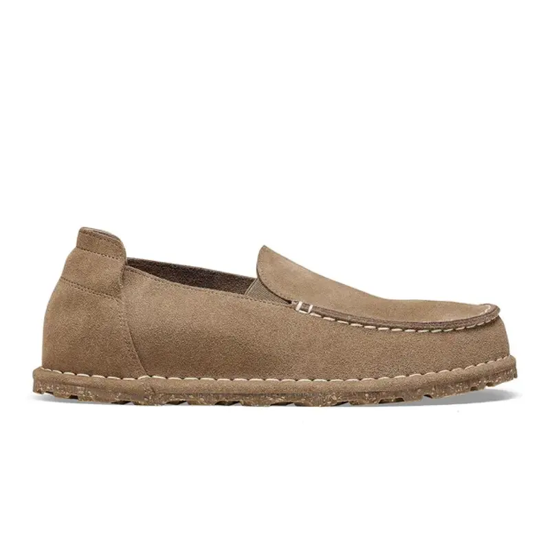 Utti Gray Taupe Suede Loafers 1