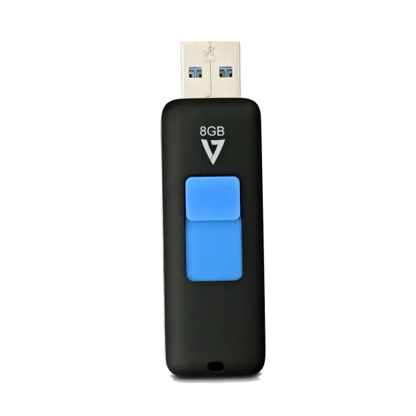 V7 8Gb Usb 3.0 Flash Drive – Slide-In Connector, High-Speed Data Transfer 1