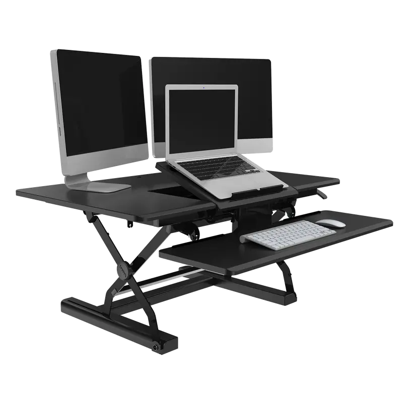V7 Dt3Ssb Height-Adjustable Sit-Stand Desktop Workstation (91 Cm) 1