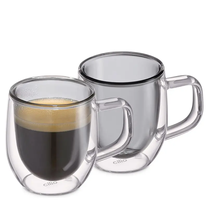 Veneto Espresso Cup Set – 2-Piece, 80 Ml Each (6 Cm Diameter × 6.5 Cm Height) 1
