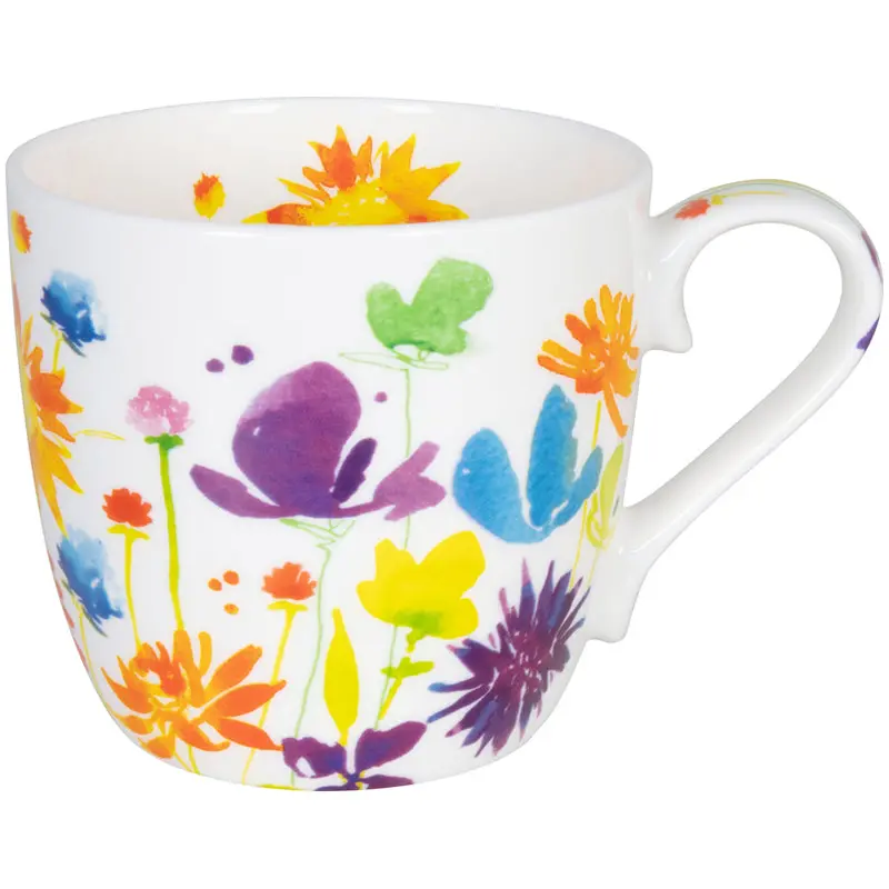 Victoria Lowe Full Bloom Ceramic Mug – Artistic Floral Print, 425 Ml 1