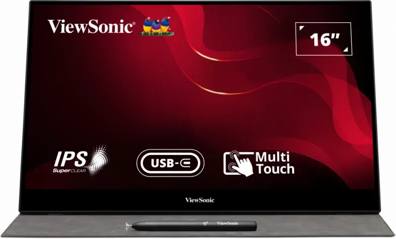 Viewsonic Td1655 – 16-Inch Portable Touchscreen Monitor 1