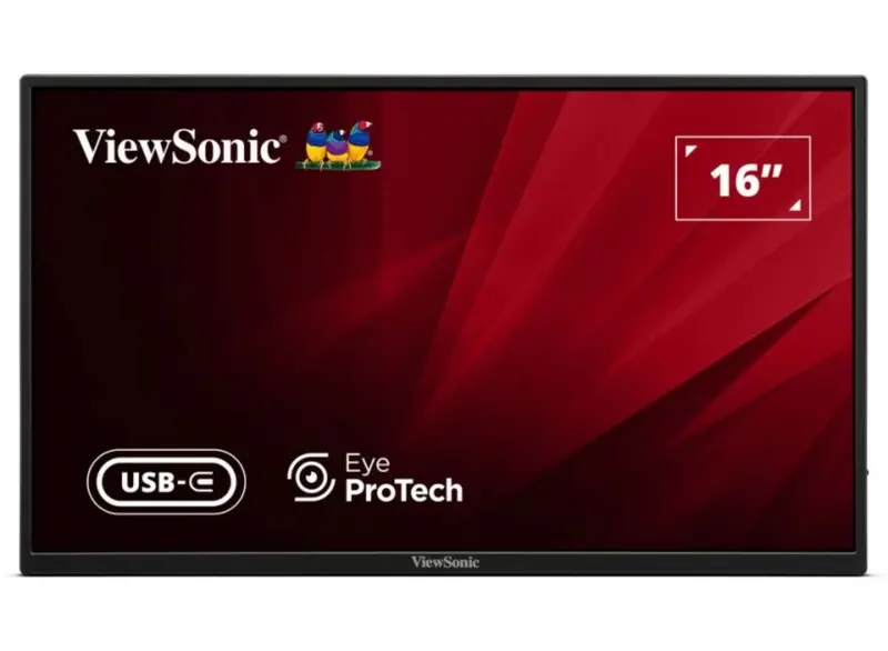 Viewsonic Va1650 16-Inch Portable Usb-C Monitor – Lightweight, Full Hd, Plug-And-Play Design 1