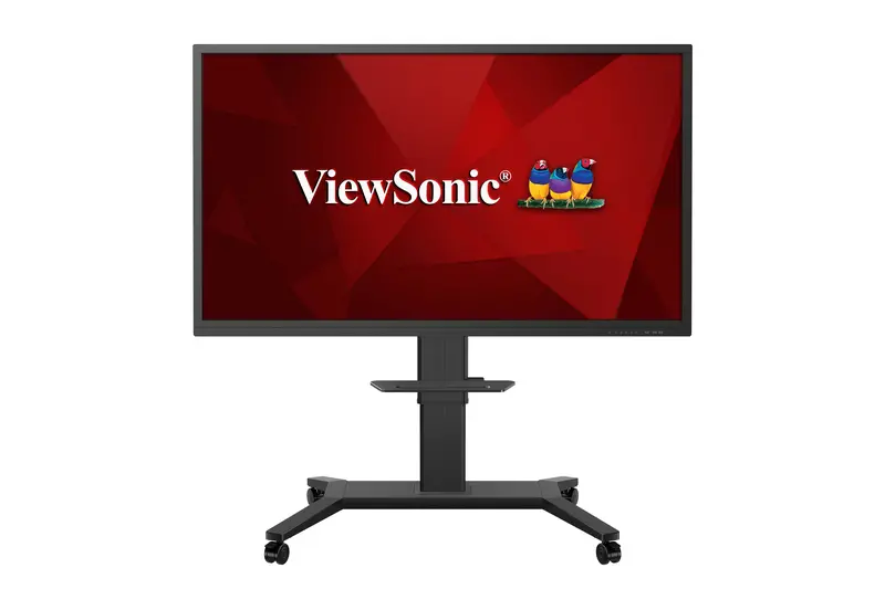 Viewsonic Vb-Stnd-003 Motorized Trolley With Lift And Tilt For 55–75 Inch Displays 1