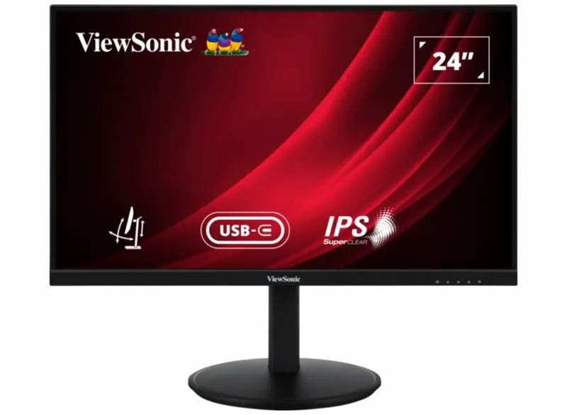 Viewsonic Vg2409-Mhdu-2 24-Inch Full Hd Ips Monitor – 100Hz, Usb-C Hub, Ergonomic Design 1
