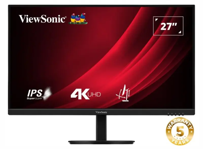 Viewsonic Vg2708-4K Ergonomic 4K Uhd Monitor – 27-Inch, Hdr10, 60Hz, Adjustable Stand 1