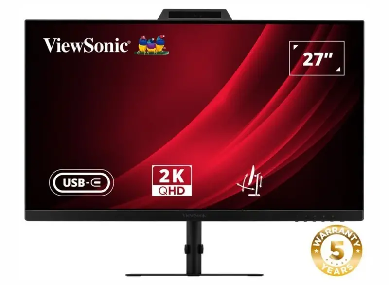 Viewsonic Vg2741V-2K Video Conferencing Monitor – 27-Inch Qhd, 120Hz, Usb-C + Integrated Webcam 1