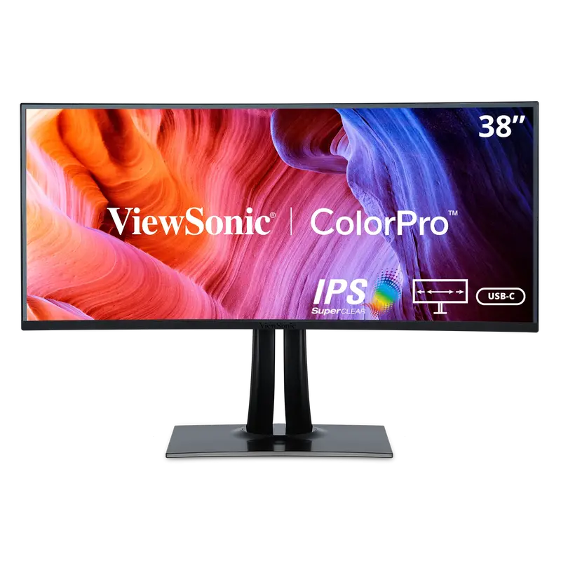 Viewsonic Vp3881A – 38-Inch Colorpro Wqhd+ Curved 21:9 Ips Monitor 1