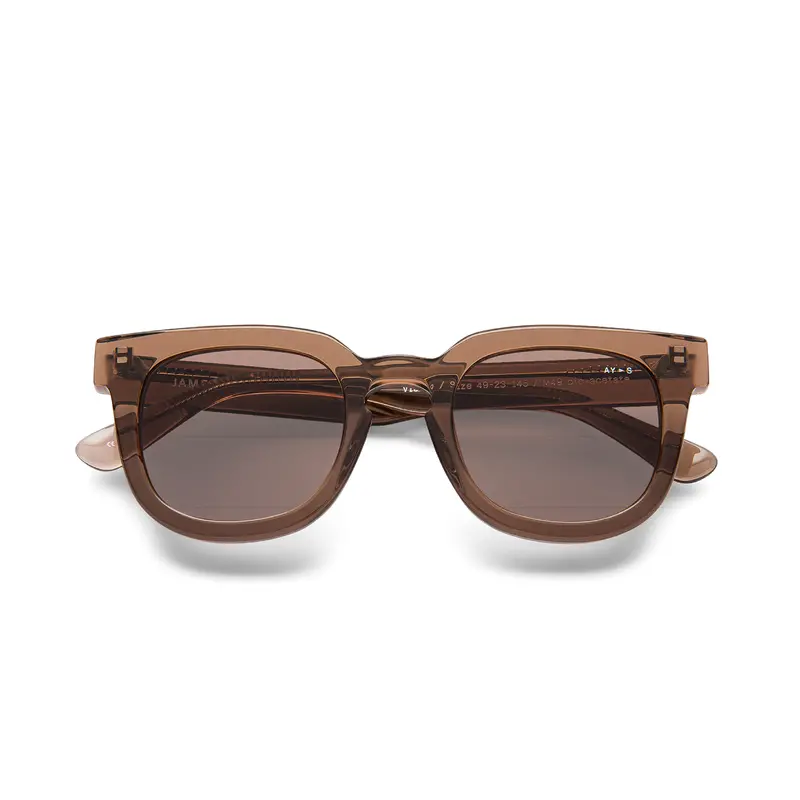Vision Transparent Coffee Brown Sunglasses 1