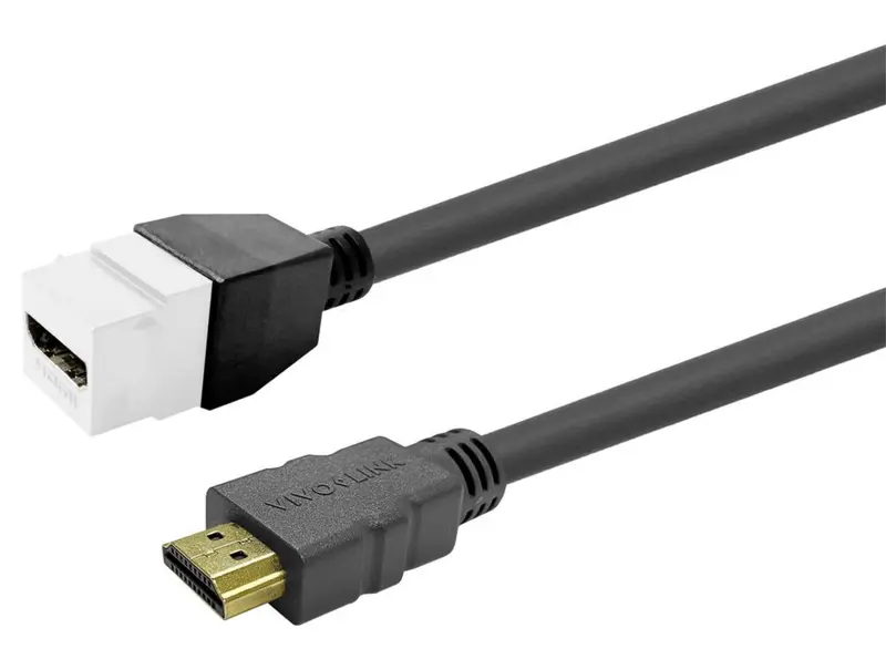 Vivolink Pro Keystone Hdmi Extension Cable – 1M, White 1