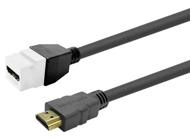 Vivolink Pro Keystone Hdmi Extension Cable – 3M, White 1