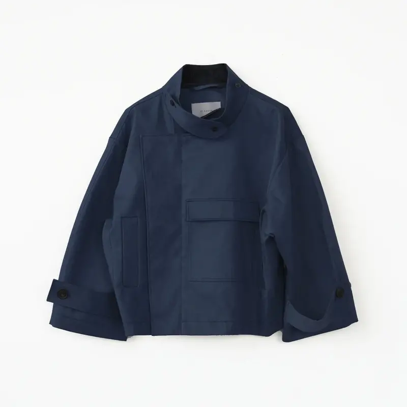 Water-Resistant Classic Trench Jacket In Navy – Lightweight Rainwear 1