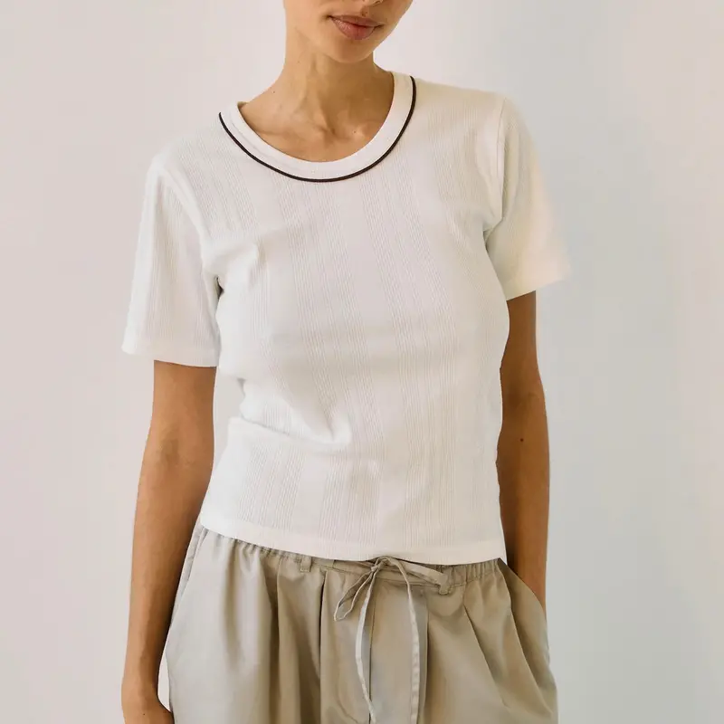 Waves Short-Sleeve Tee In Clean White 1