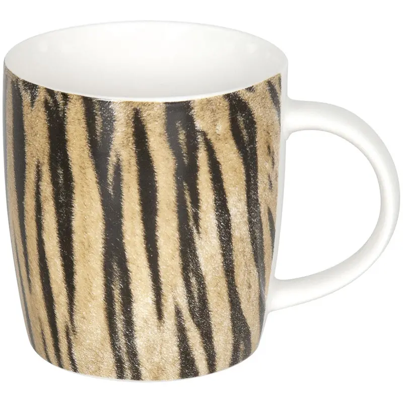 Wildlife Tiger Design Mug – 350 Ml Bold Ceramic Coffee Cup 1