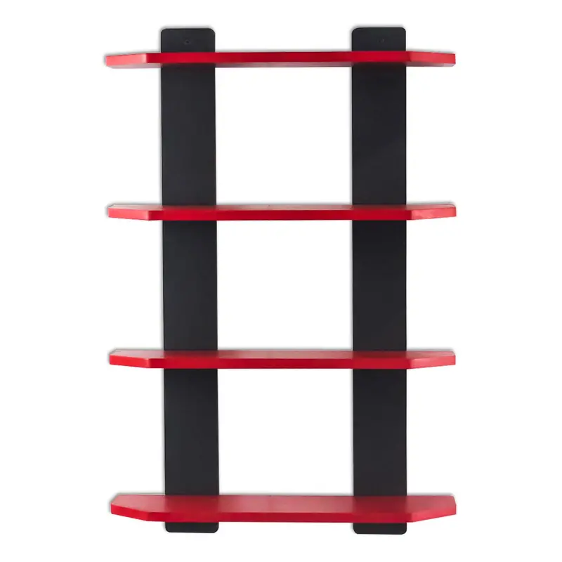 Wooden Ladder-Style Wall Shelf — Four-Tier Vertical Storage For Small Homes 1