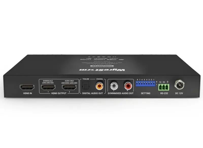 Wyrestorm Con-H2-Dd-Earc Hdmi Scaler With Earc, Audio Breakout & 4K Upscaling 1