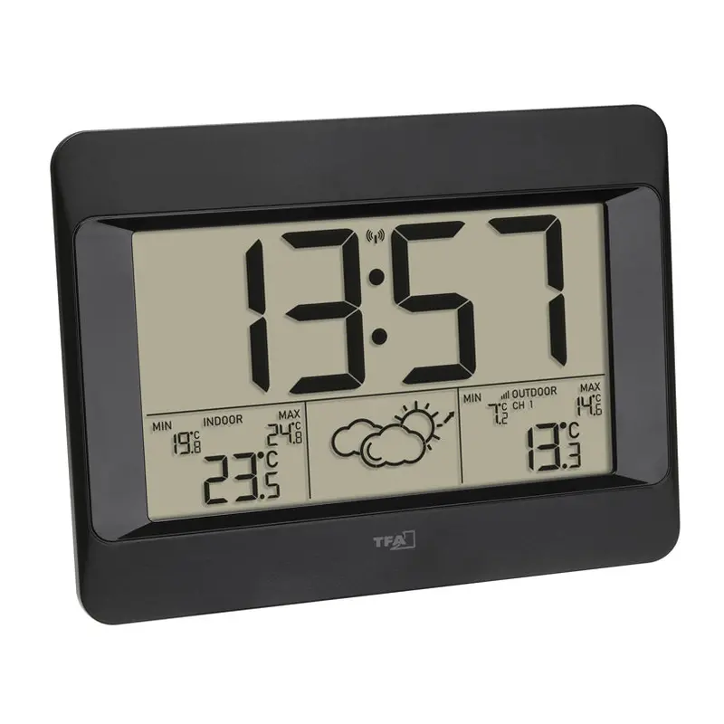 Zeno Radio-Controlled Weather Station – 21.6 X 2.8 X 16 Cm 1