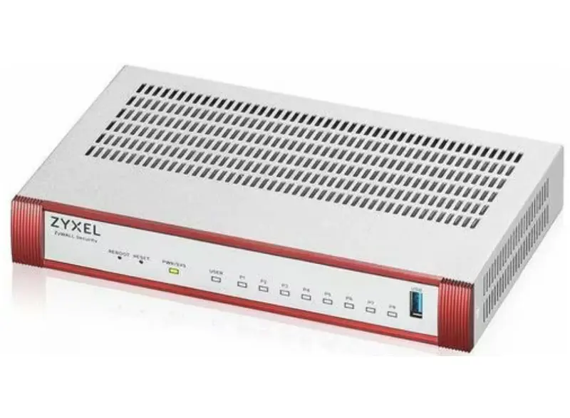 Zyxel Usg Flex 100H With 1-Year Security Subscription — 8-Port Gigabit Utm Firewall | Usgflex100H-Eu0102F 1