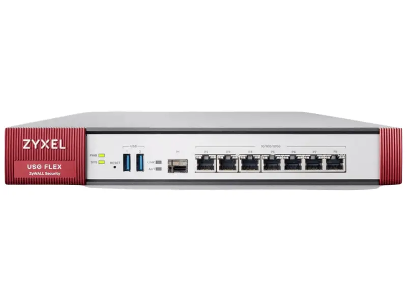 Zyxel Usg Flex 200 Unified Threat Management Appliance — 6-Port Gigabit Firewall With 1-Year Utm License | Usgflex200-Eu0102F 1